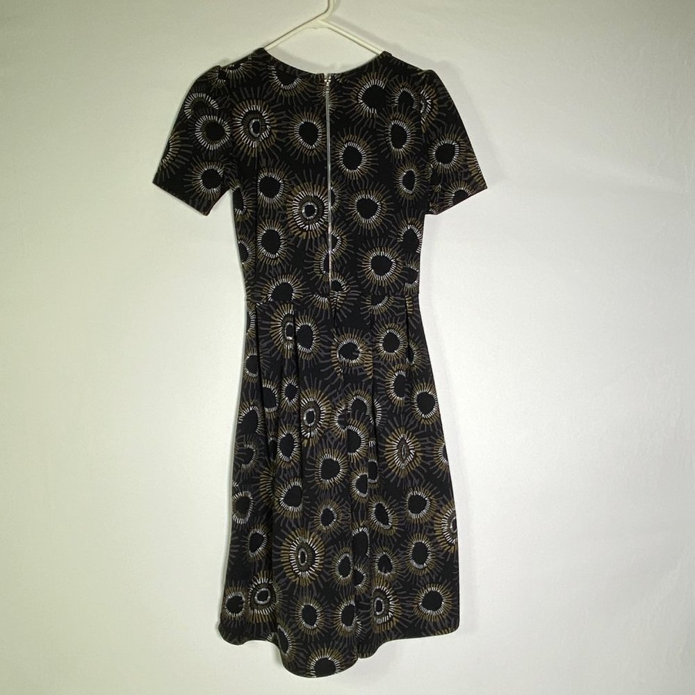 4/$25 Lularoe Black Geometric Print Textured Amelia Dress With Pockets Size M - Picture 5 of 9